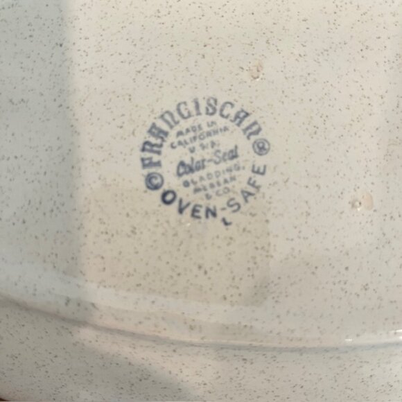 2 Pc Franciscan Autumn Leaves Divided Serving Dish & Oval Relish Tray - Picture 6 of 10